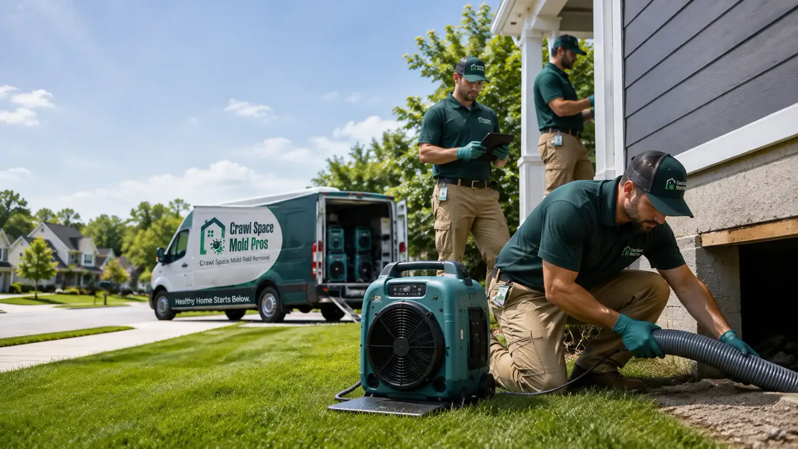 Crawl Space Mold Removal in Riverview, MI